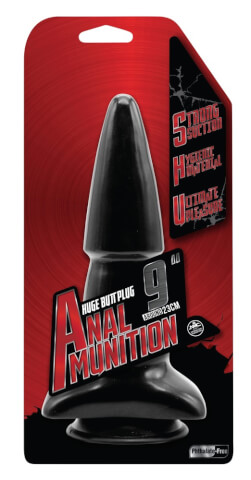 9 Inch Anal Munition Butt Plug